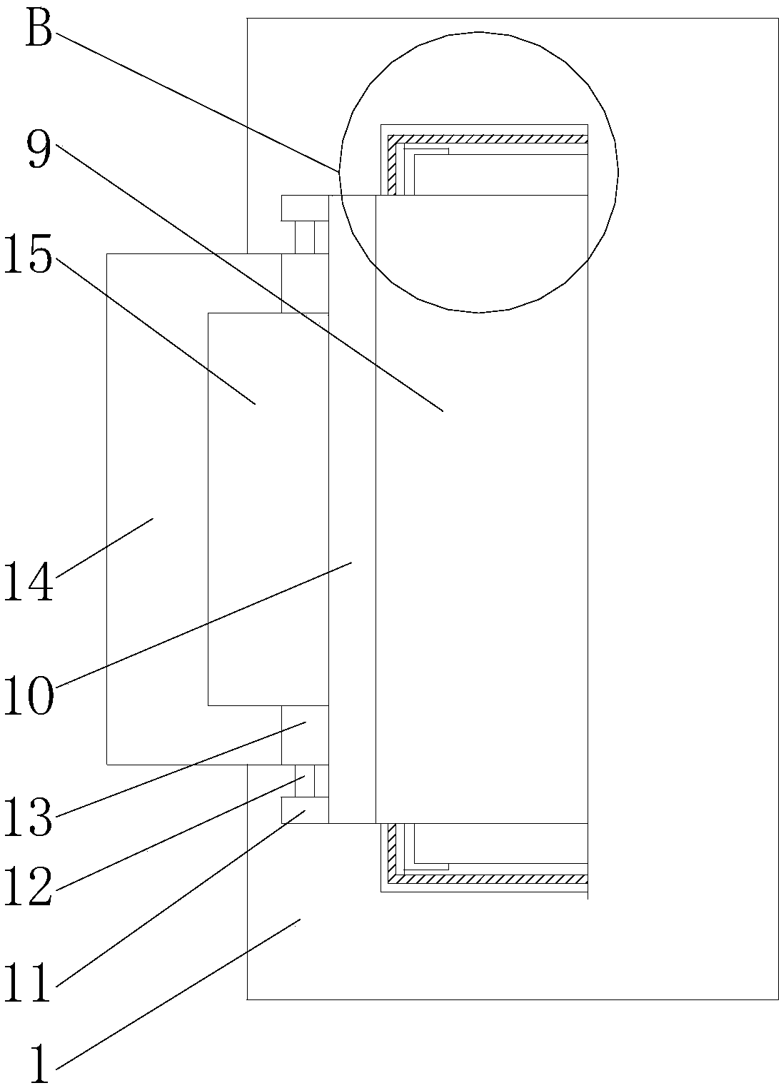 Water conservancy project retaining wall with wave dissipating effect