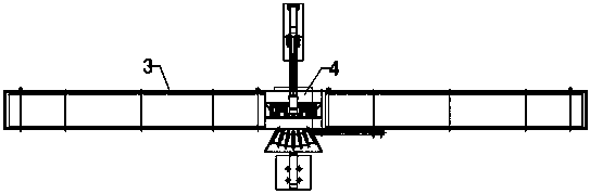 Feedback-type energy-saving stone breaking and impacting device and ore breaking method