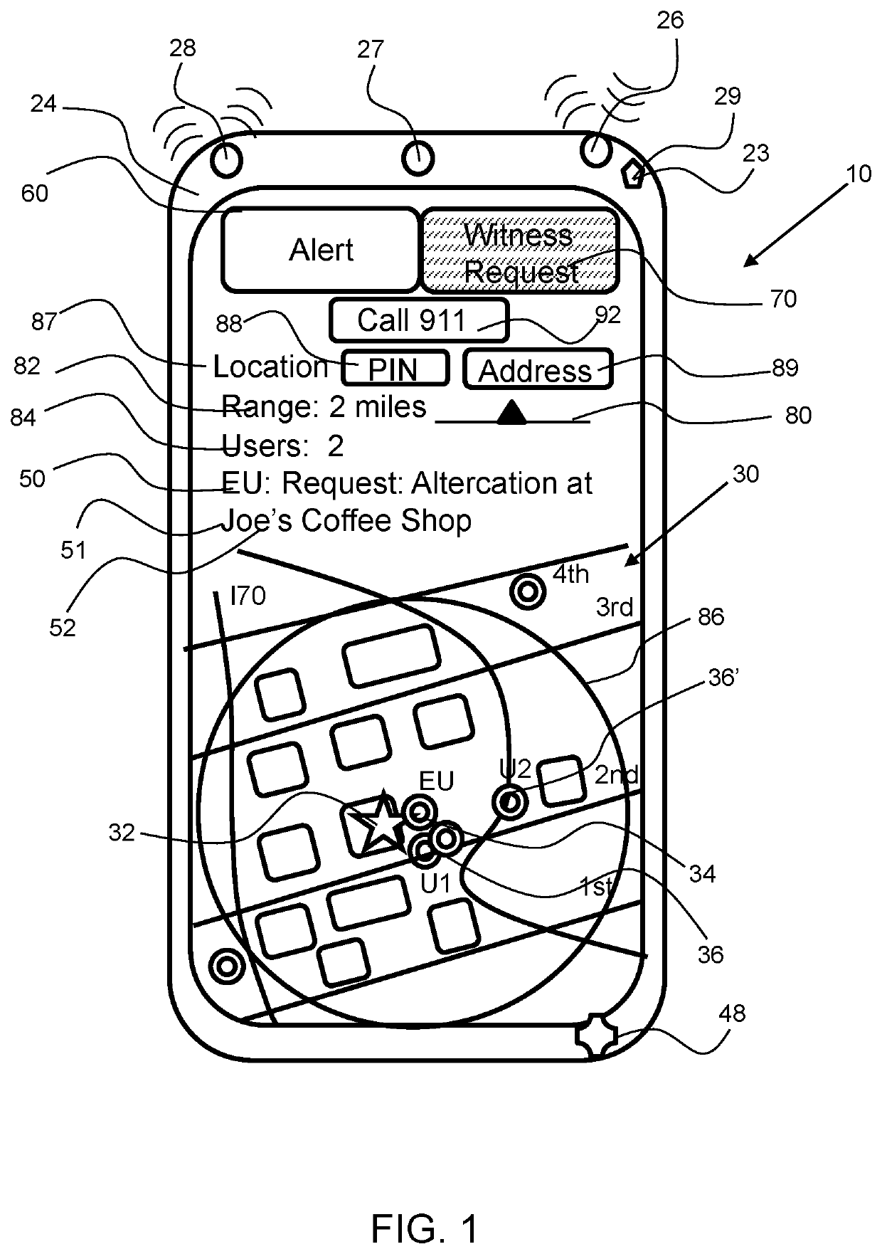 Witness request and alert notification and tracking system