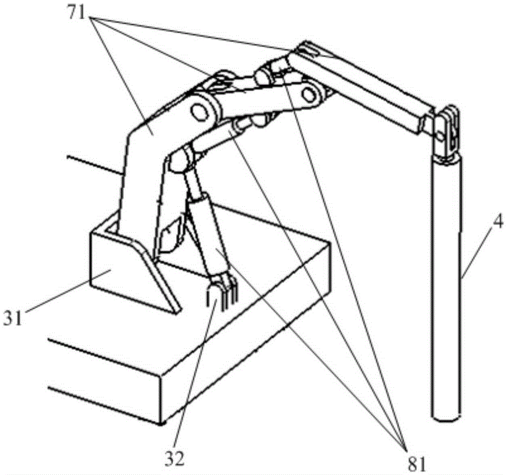 Four-DOF (degree-of-freedom) coal sampling vehicle capable of independently turning