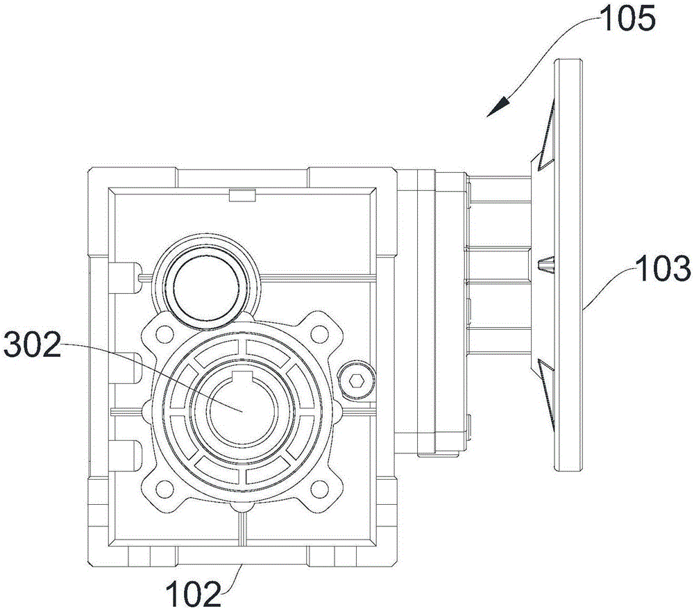 Hypoid gear speed reducer