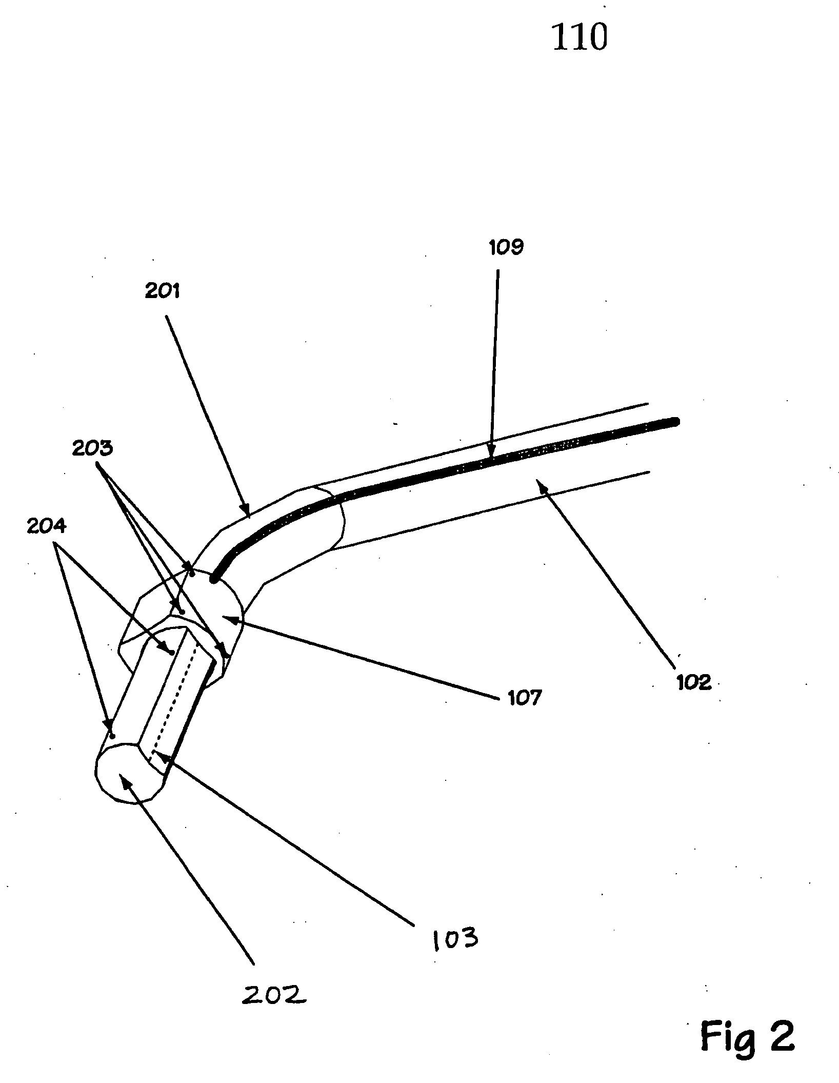 Device and method for a trackable ultrasound