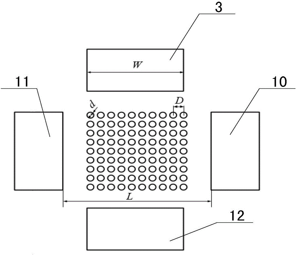 Cell capturing chip based on inductive charge electro-osmosis induced by rotating electric field