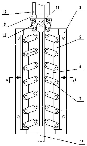 Multi-connecting rod heavy-load rope locking device