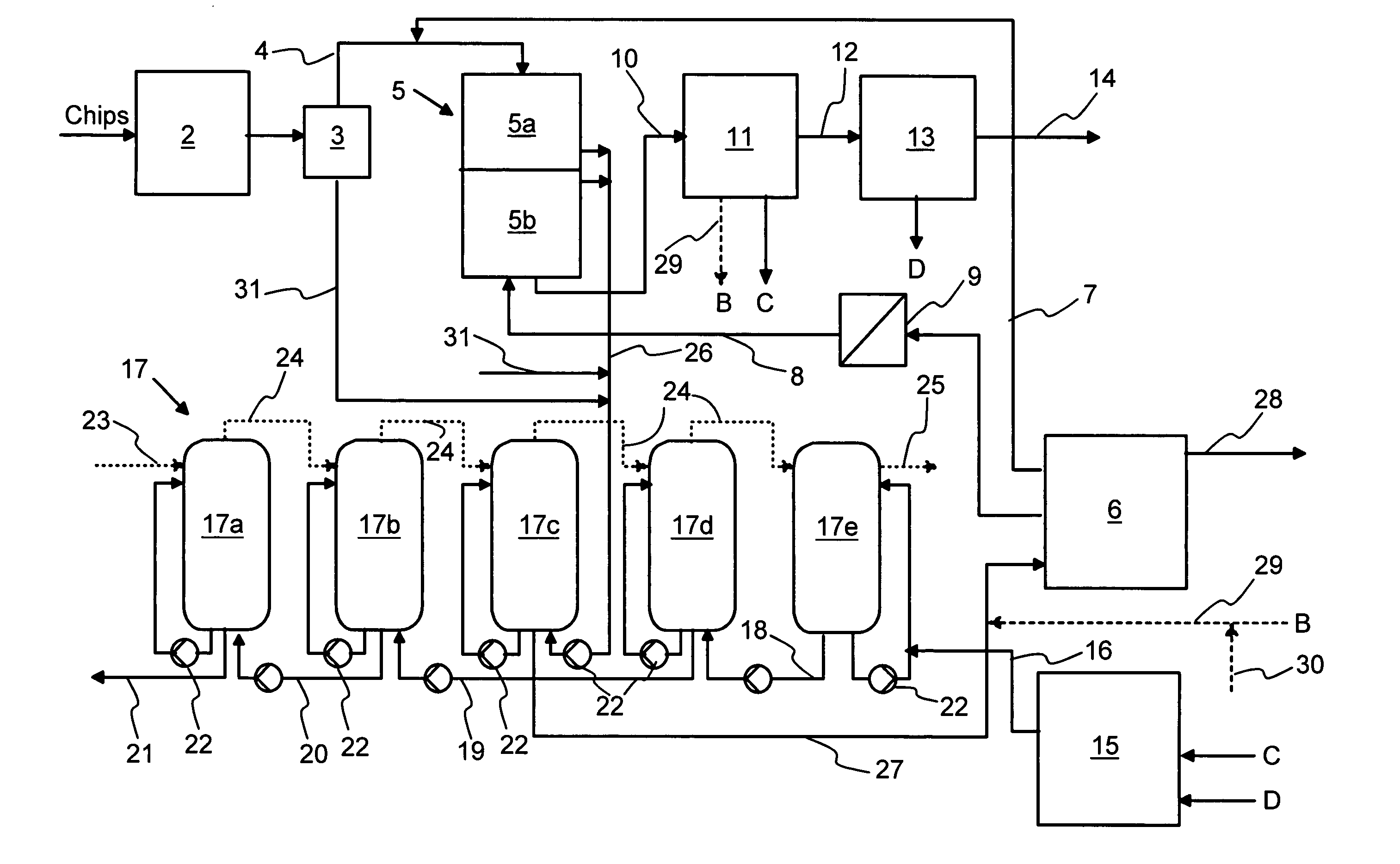 Method and a device for preparing cellulose pulp