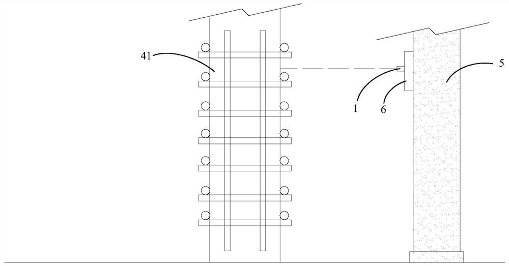 Template component construction monitoring method based on pulse laser ranging device