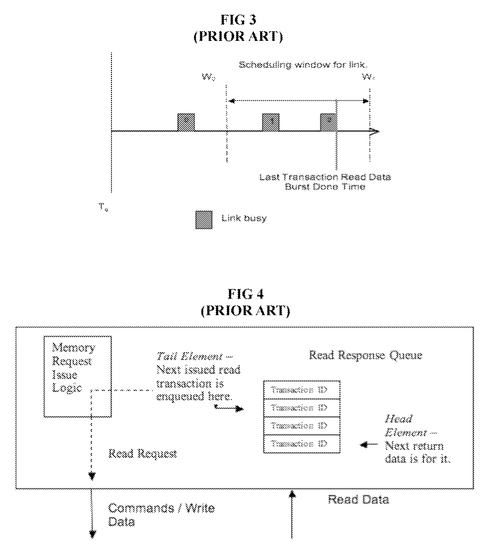 Reordering data responses using ordered indicia in a linked list