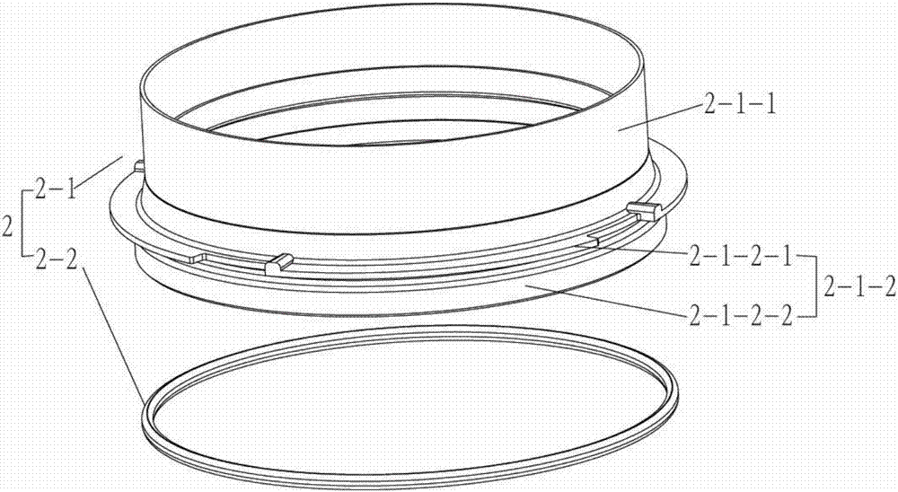 Smoke exhaust pipe mounting connector component, smoke exhaust pipe component and range hood