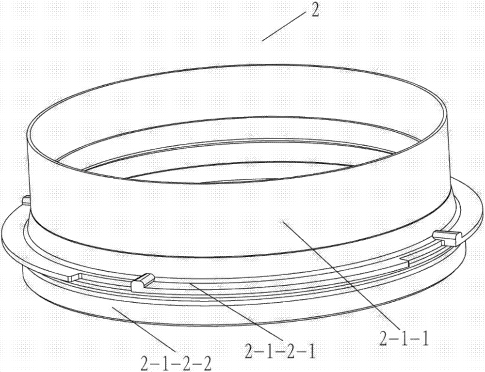 Smoke exhaust pipe mounting connector component, smoke exhaust pipe component and range hood