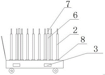 Efficient lifting device for yarn drying