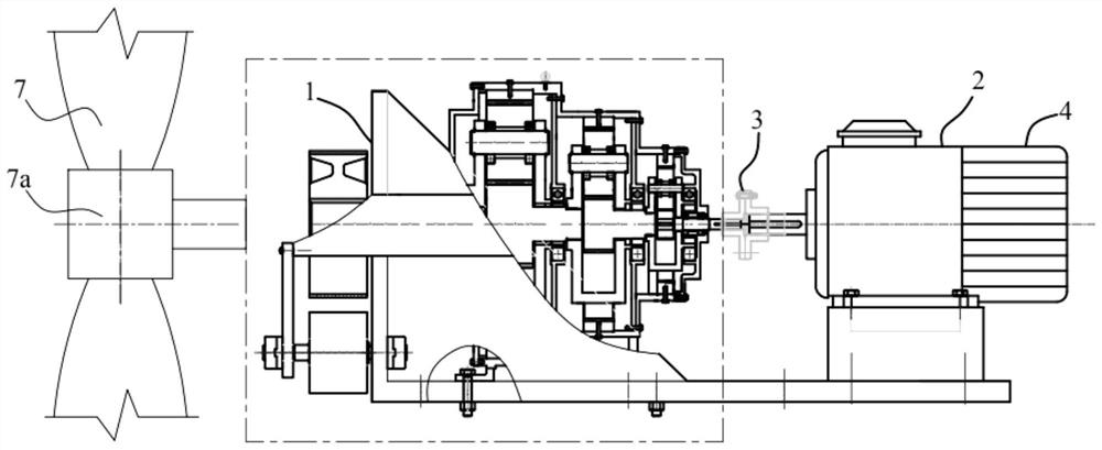 High-power compact electro-hydraulic wind generating set assembly