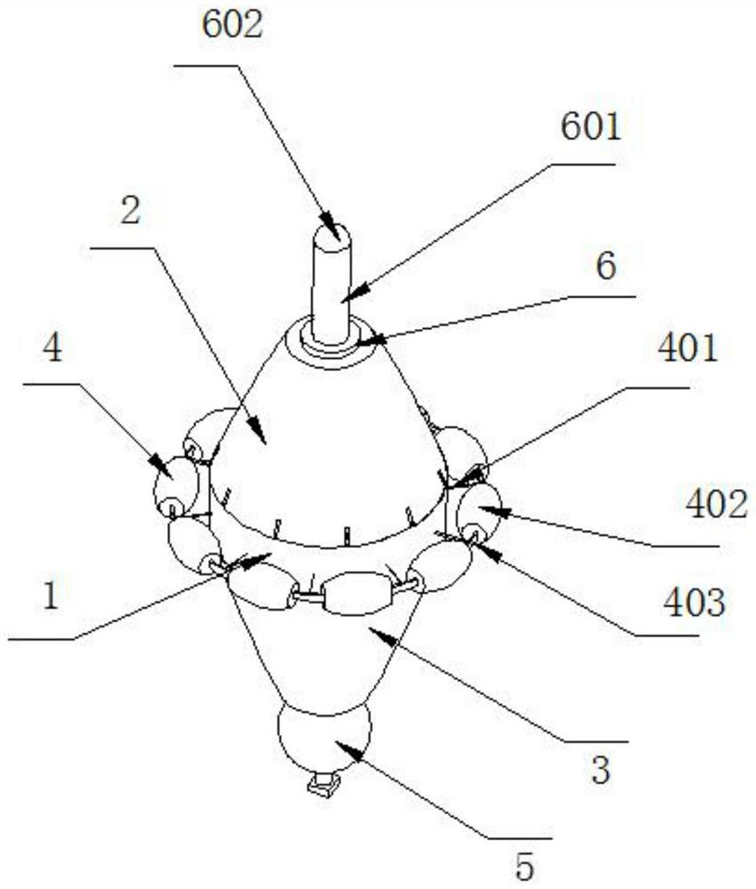 Waterproof floating type signal instrument shell with corrosion-resistant function