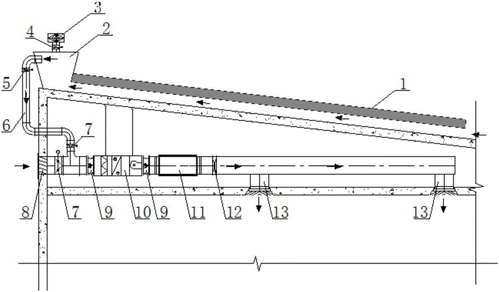 Pitched roof photovoltaic efficiency-improving and fresh air preheating system