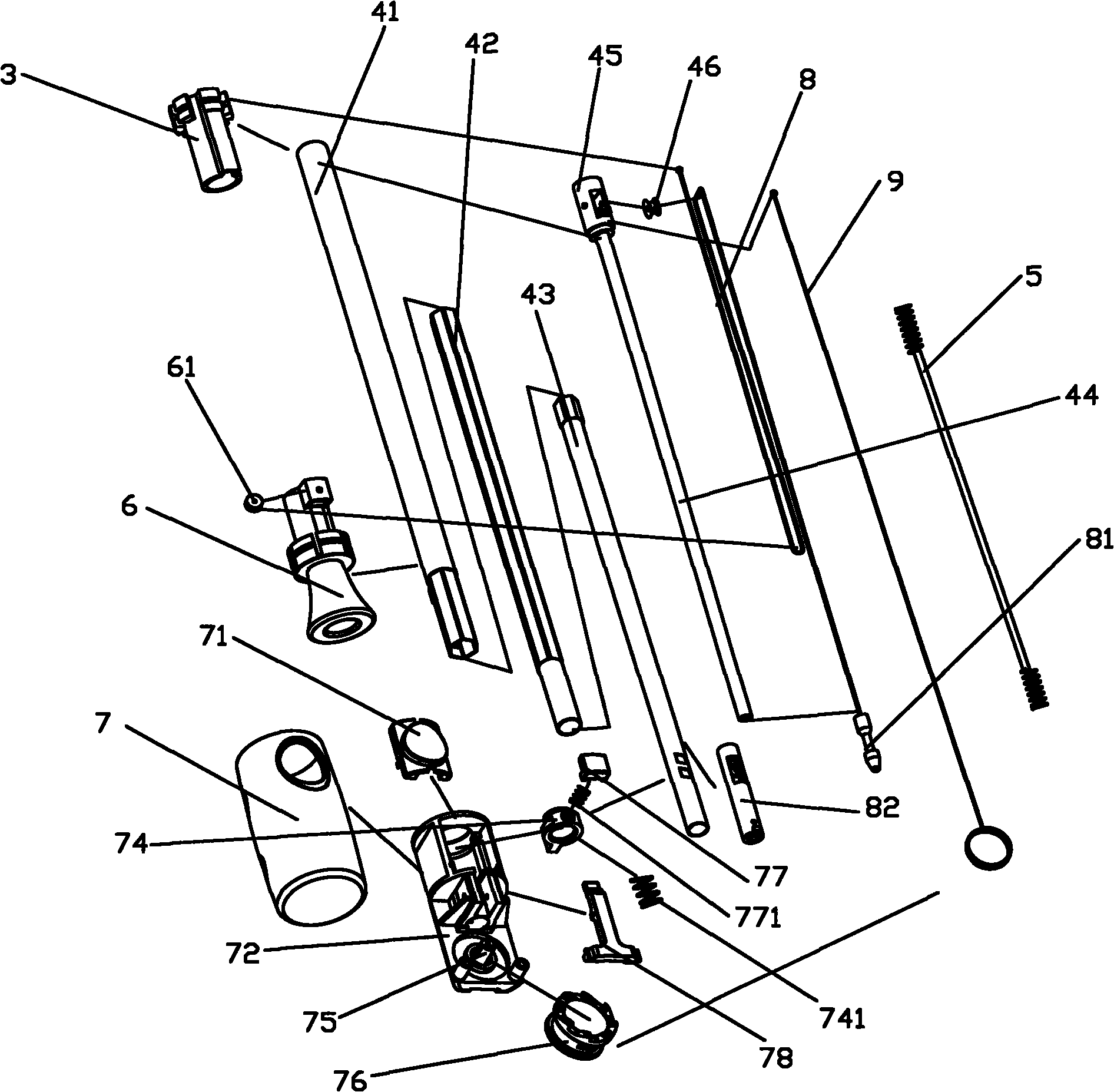 Safety automatic umbrella folding and unfolding structure