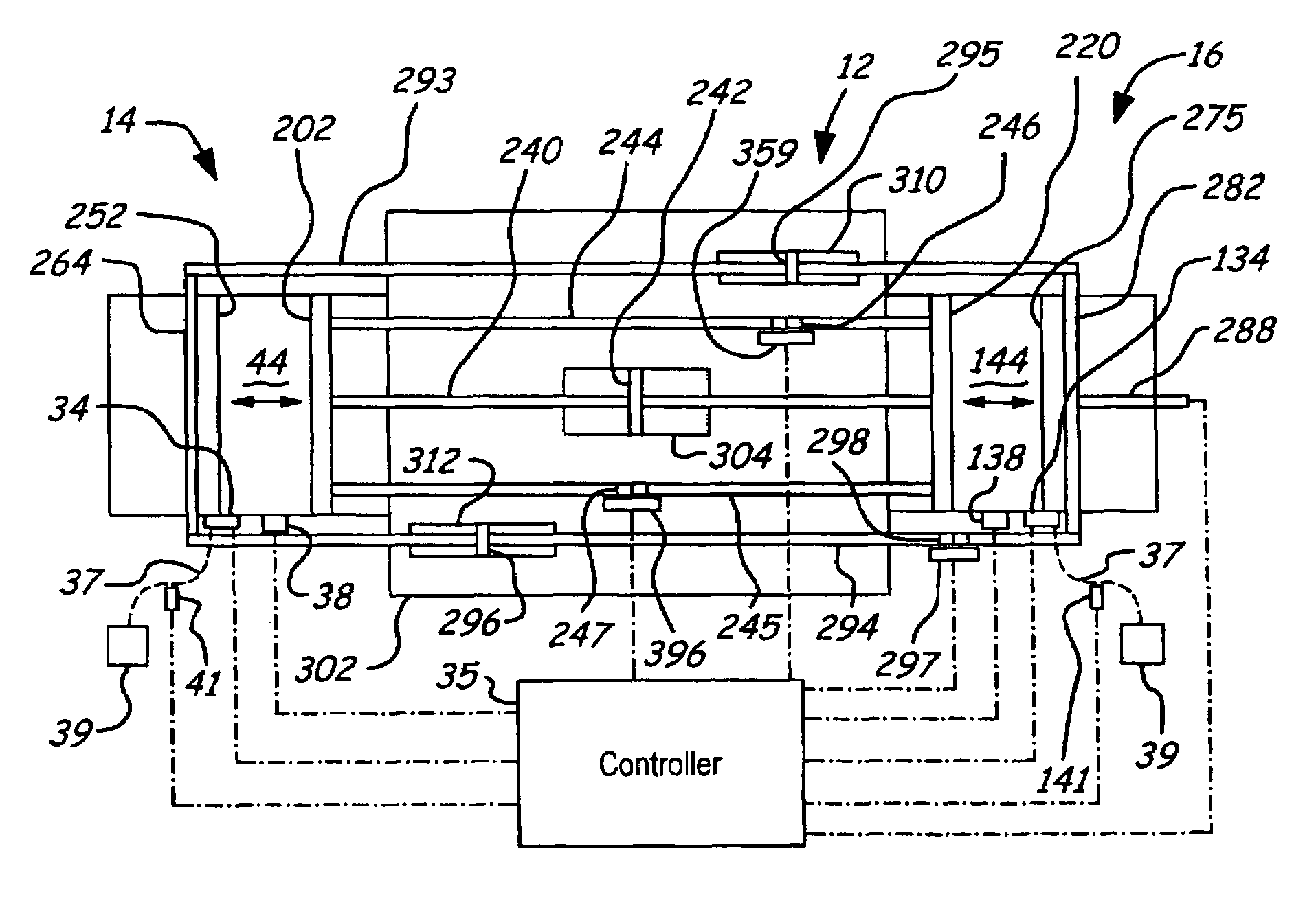 Position sensing for a free piston engine