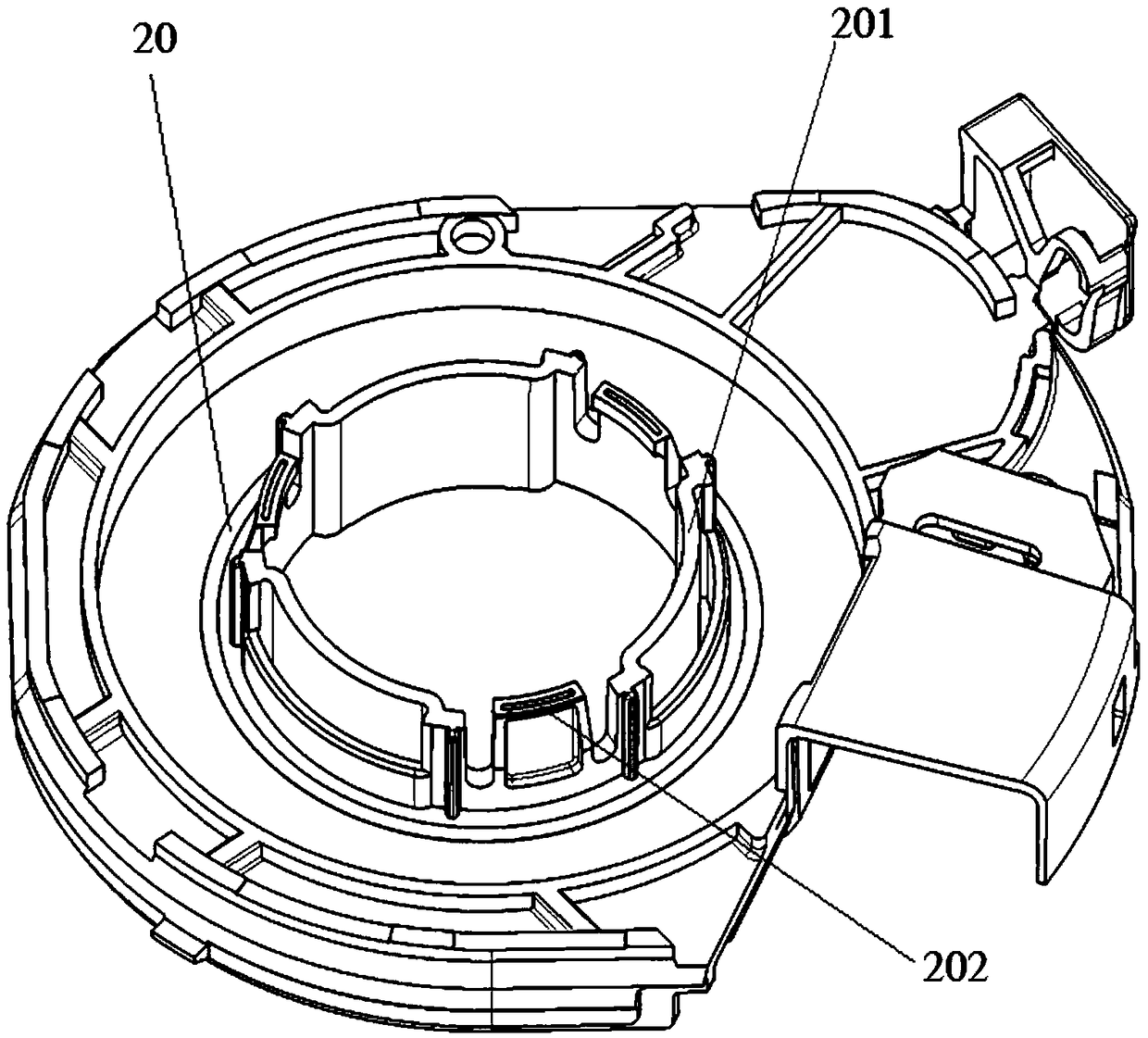 Automobile power-assisted steering sensor