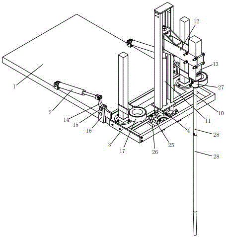 Folded hydraulic crushing device for static sounding device