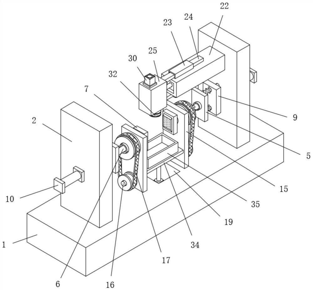 Multi-directional intelligent polishing machine for automobile metal plate repair and polishing method