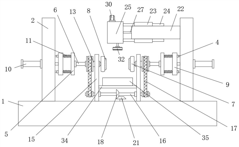 Multi-directional intelligent polishing machine for automobile metal plate repair and polishing method