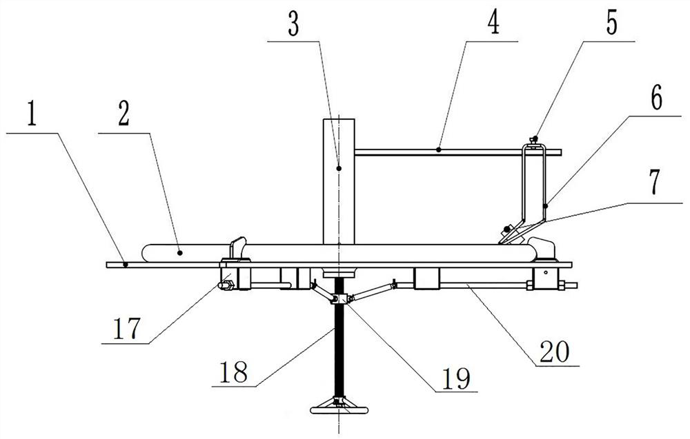 Spray head welding positioning tool for spray ring