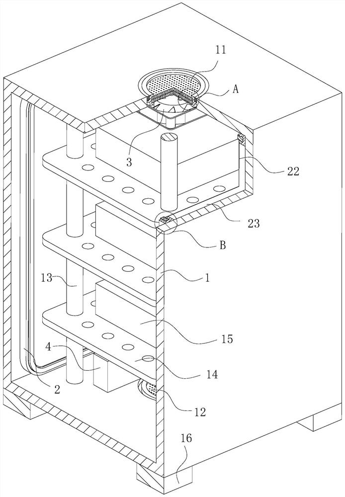 Remote monitoring type intelligent switch cabinet based on Internet