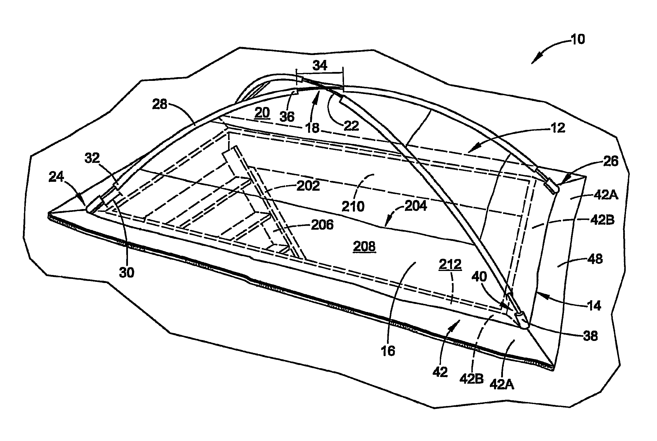 Attic access door seal