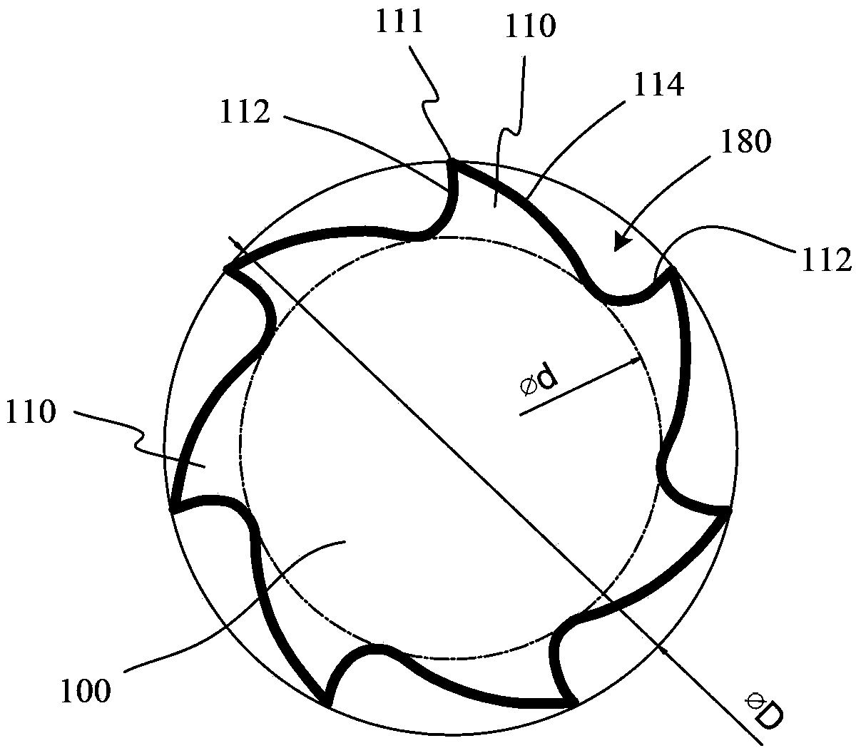 Precision milling cutter and processing method thereof