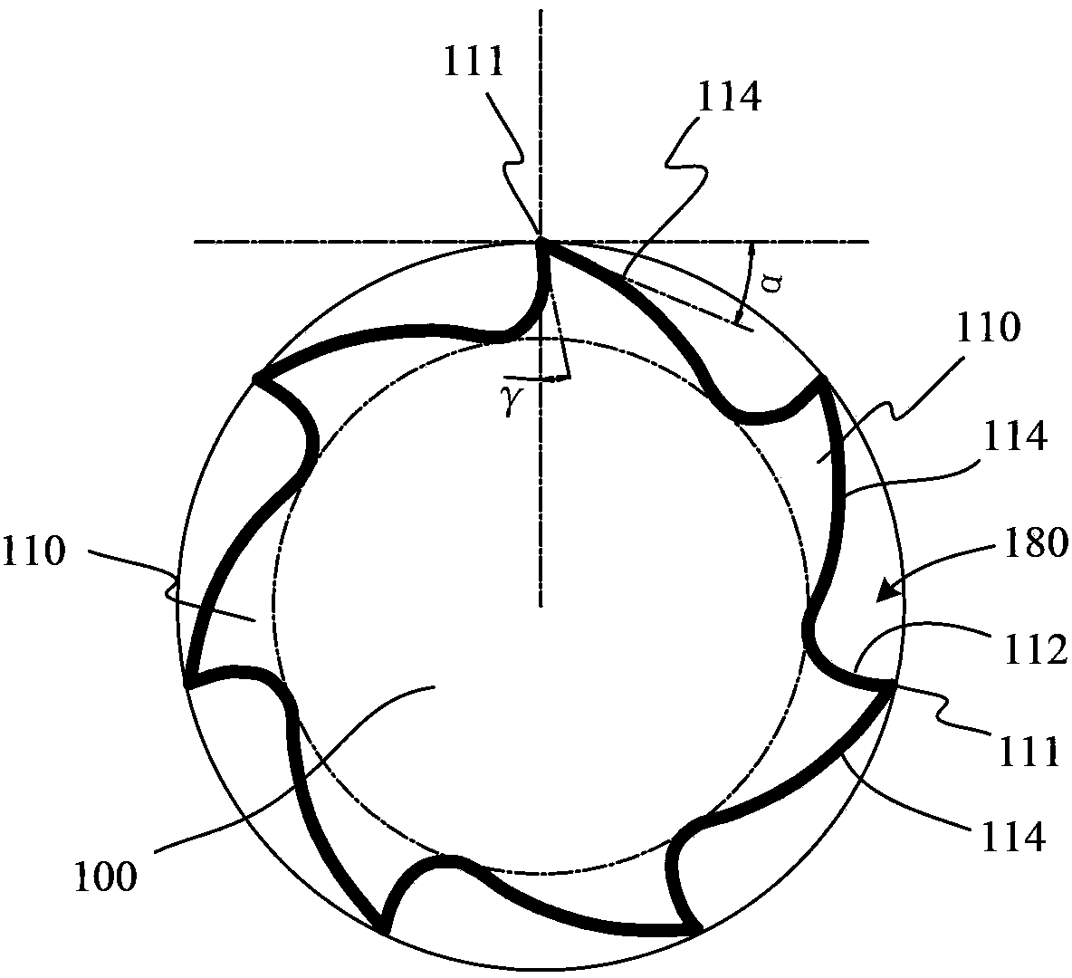 Precision milling cutter and processing method thereof