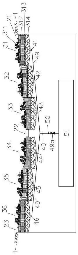 A three-dimensional integrated intelligent rain garden and its application method