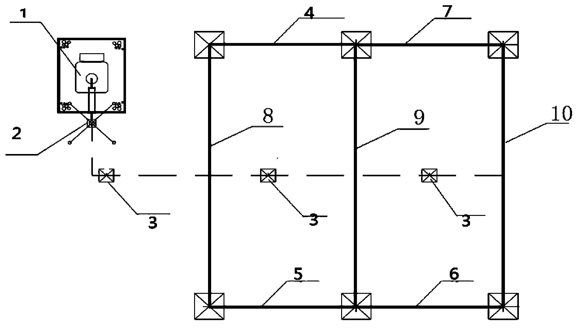 Natural accumulated dirt checking field of insulator