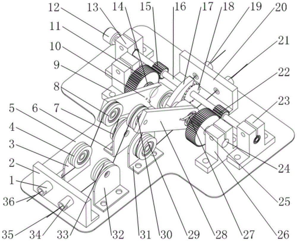 Automatically adjustable wire rope tensioner