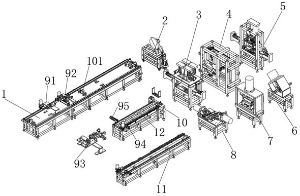 Combinable multifunctional profile processing machine