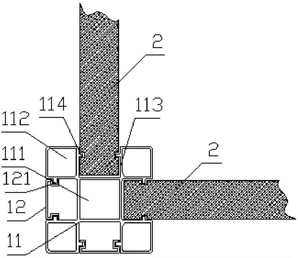 Wood-plastic plate splicing flower box