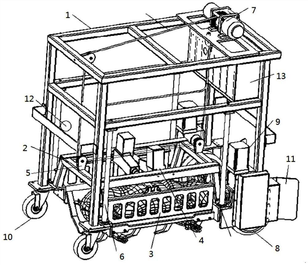 Pig clamping device