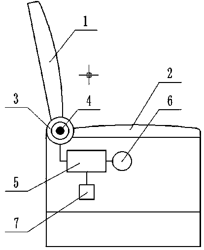 Aircraft seat capable of automatically swinging backrest