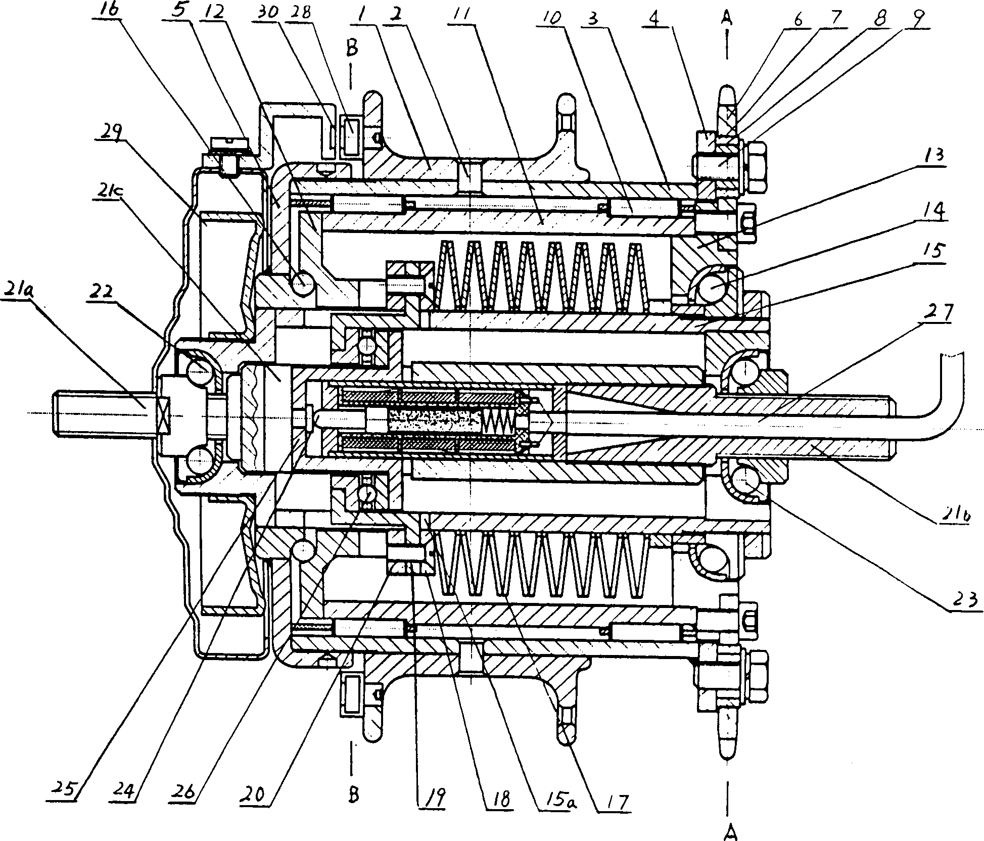 Auto-adaptive driving and sensing device for electric motorcycle