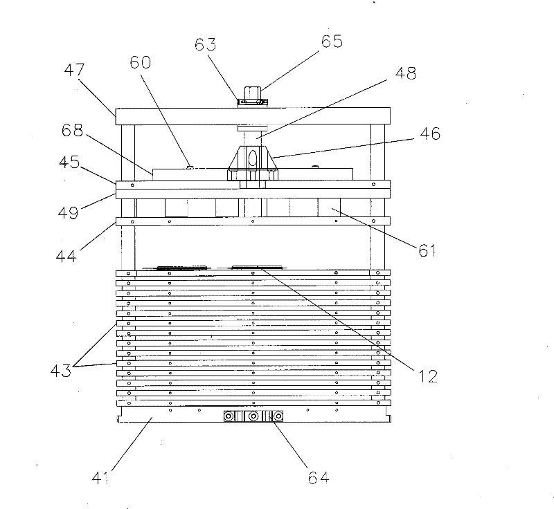 Automatic baking equipment of lithium battery