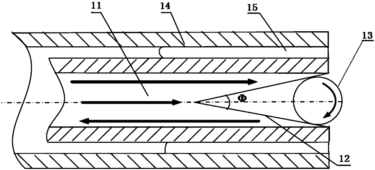 Wind speed measuring device based on microsphere resonator