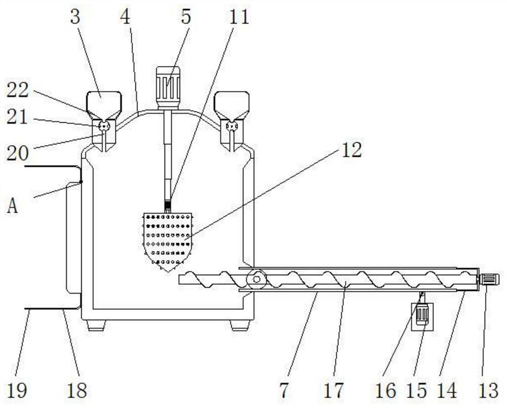 Drying device for treating mucky soil and using method thereof