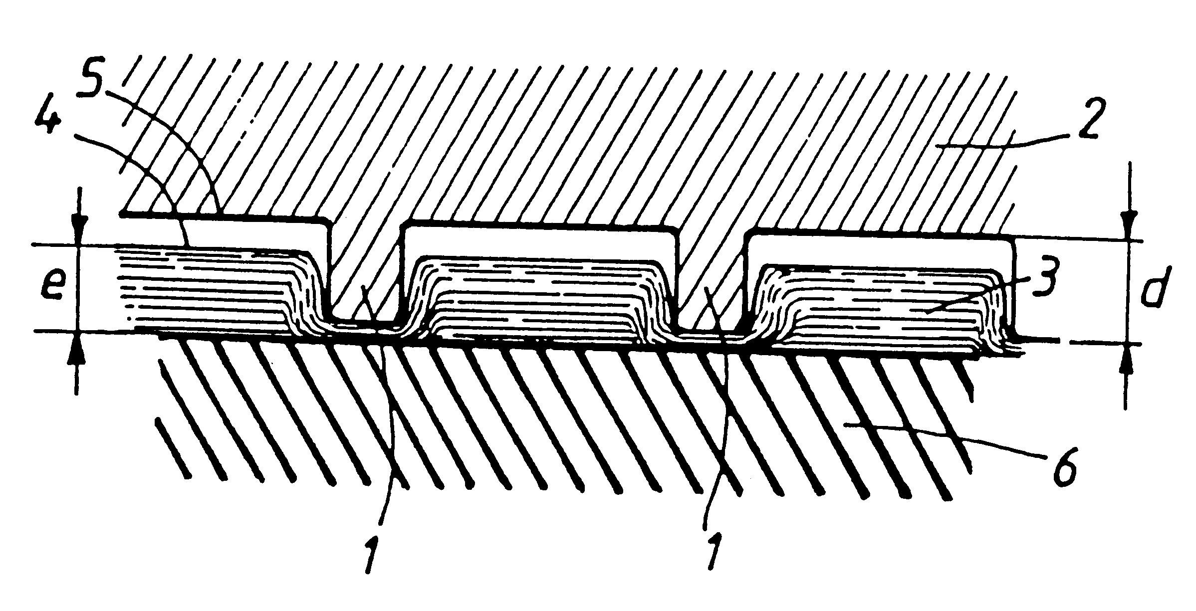 Process of finishing an air-laid web and web obtained thereby