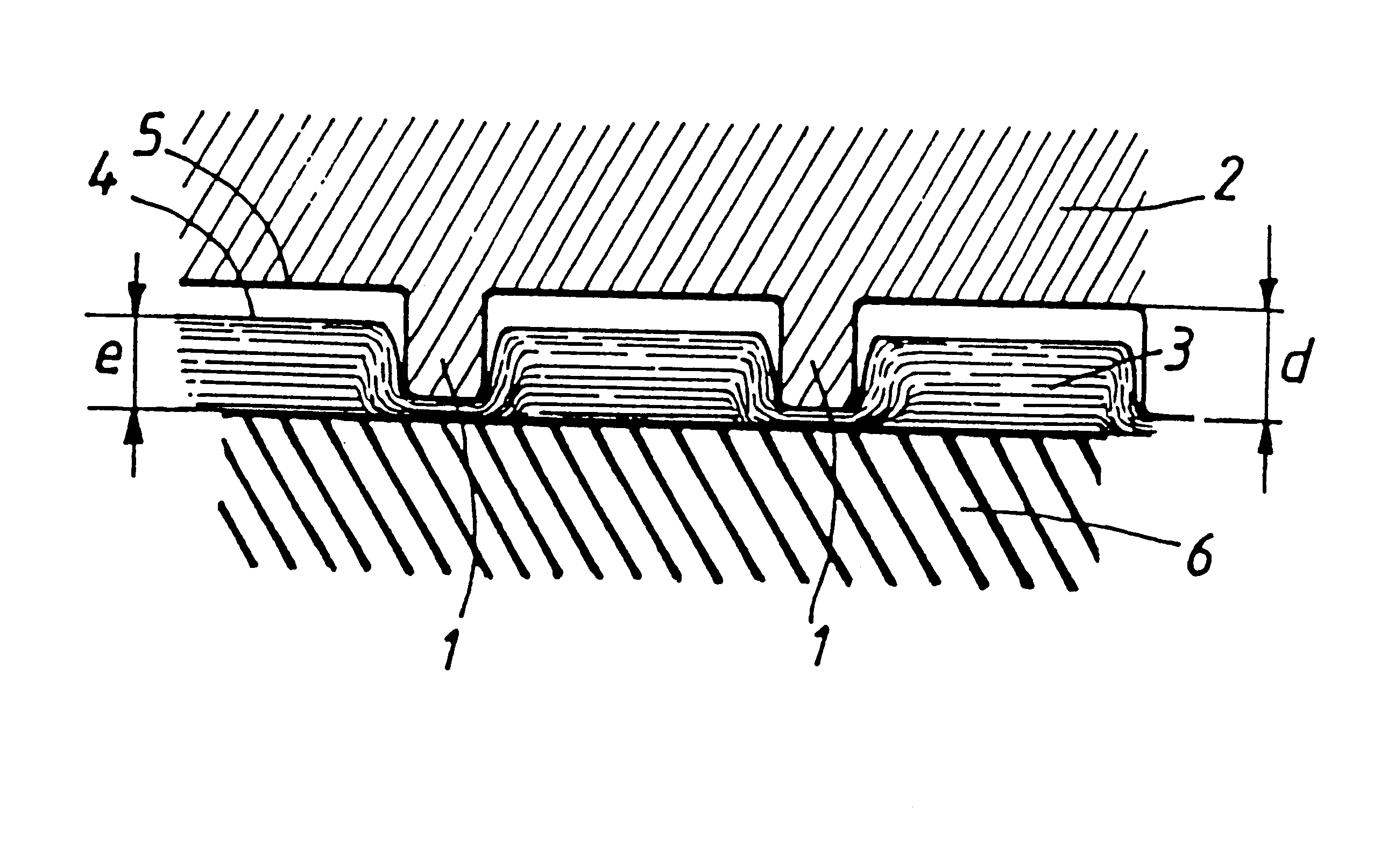 Process of finishing an air-laid web and web obtained thereby