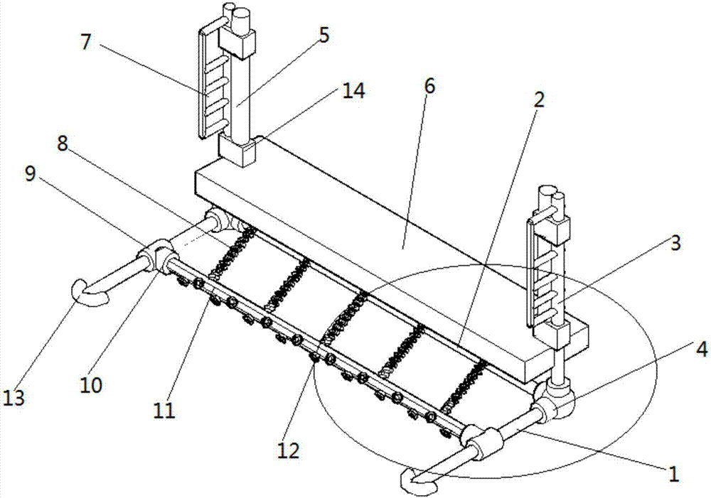 Building enclosure water sprinkling test equipment in assembly type building