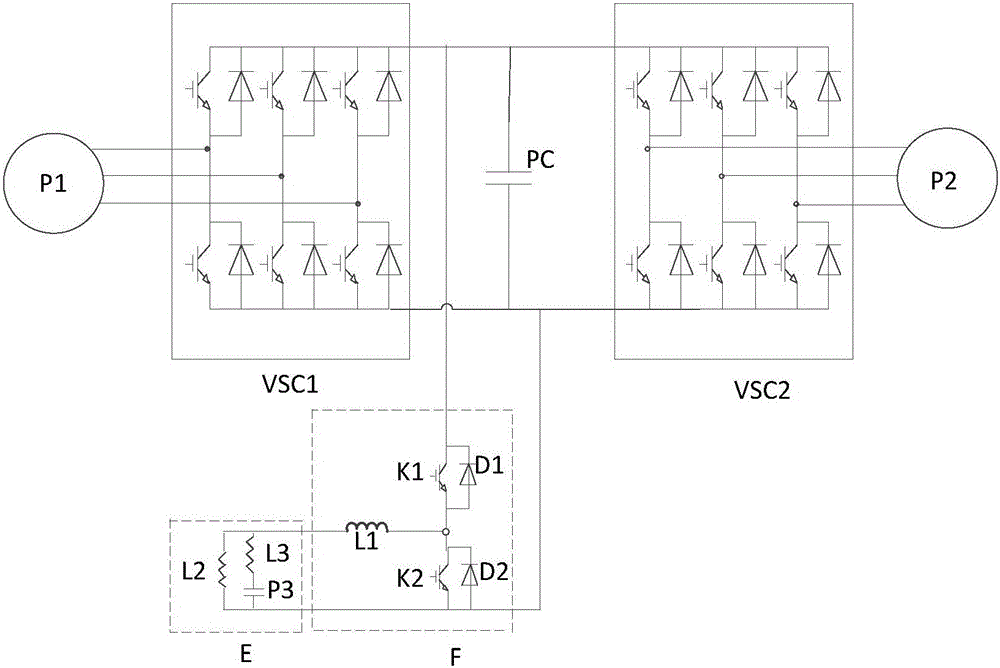 Permanent magnet synchronous electric drive system