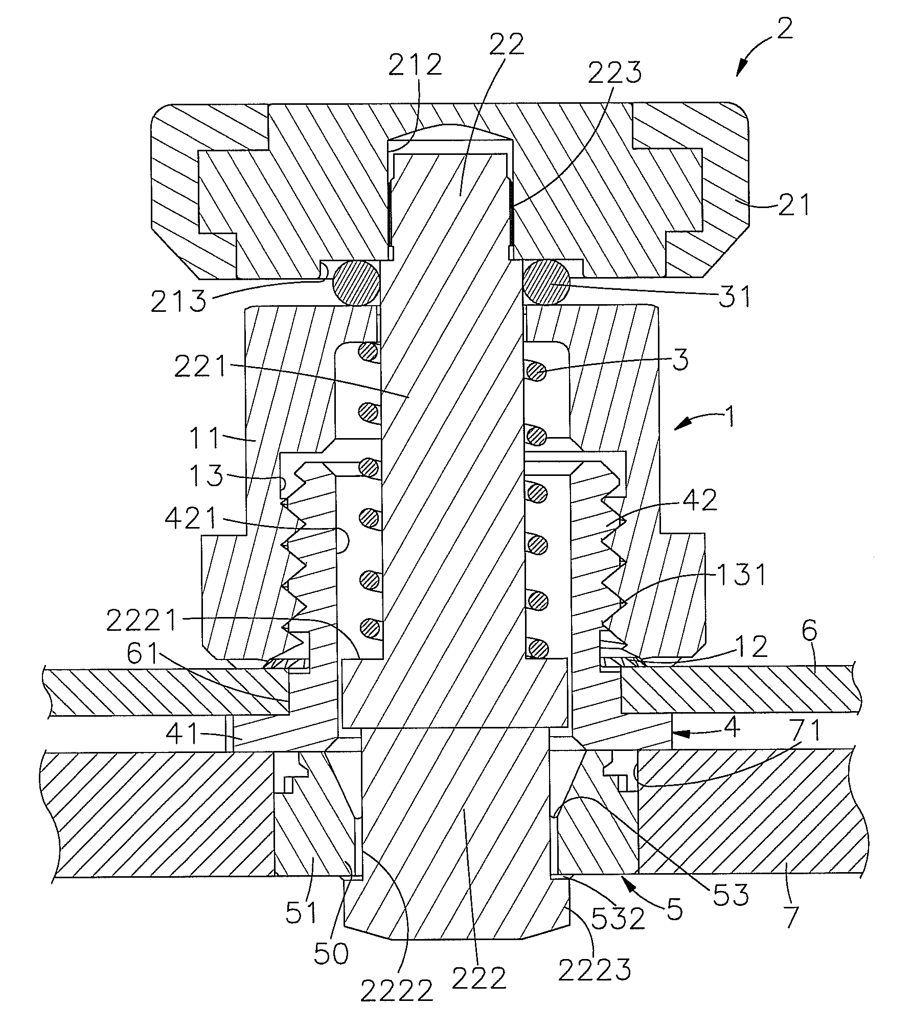 Floating fastener