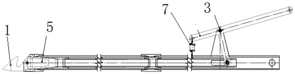 A deep hole wire pliers