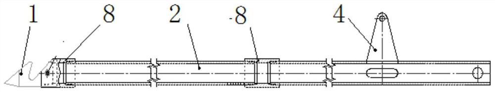 A deep hole wire pliers