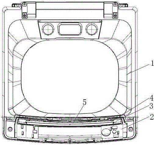 Washing machine illuminating device