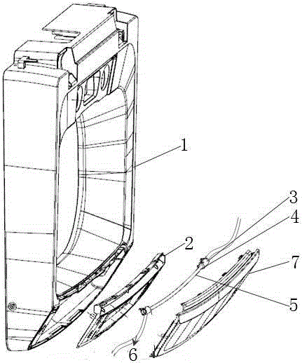 Washing machine illuminating device