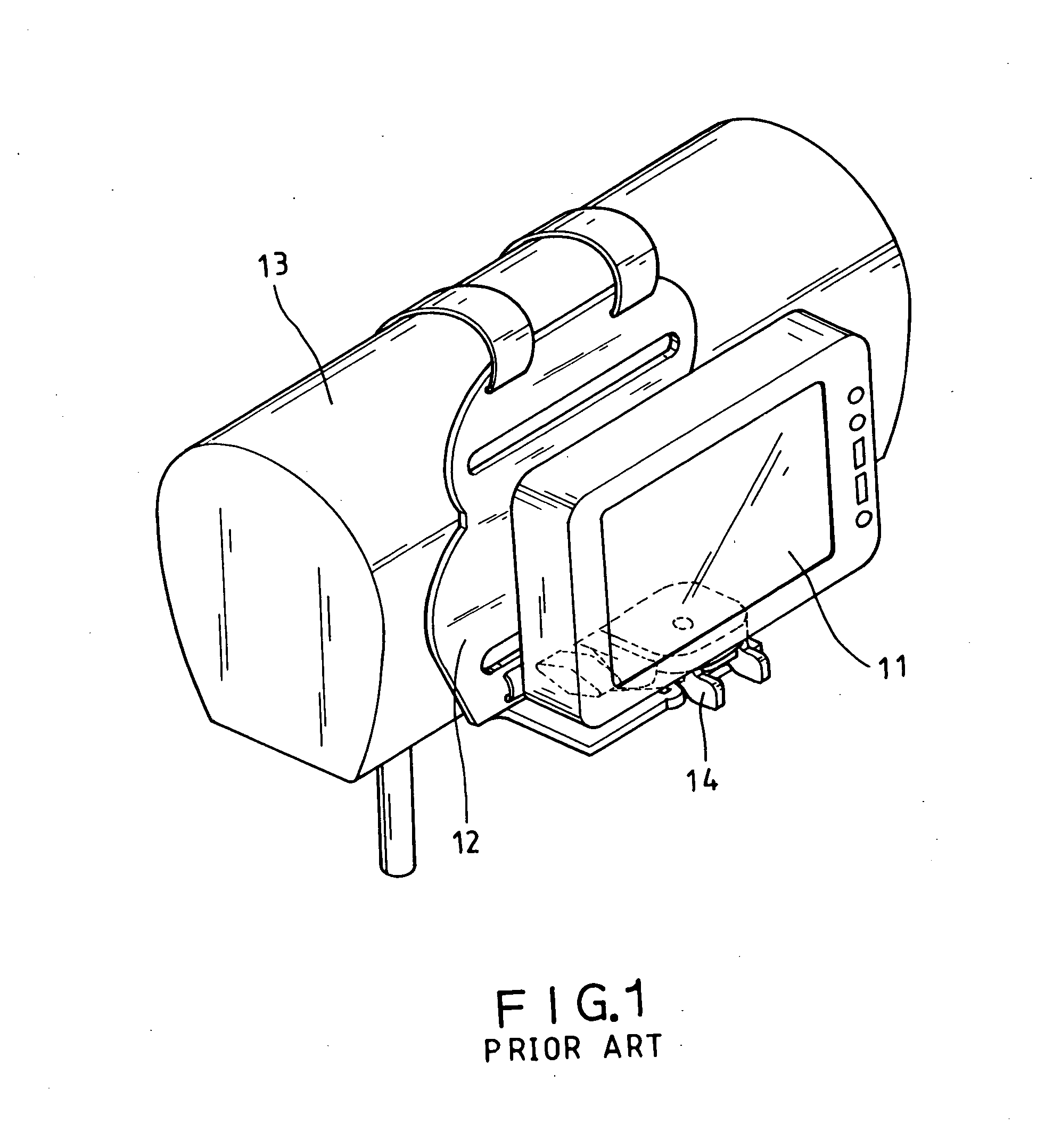 Angle-adjusting apparatus for a housing of headrest display