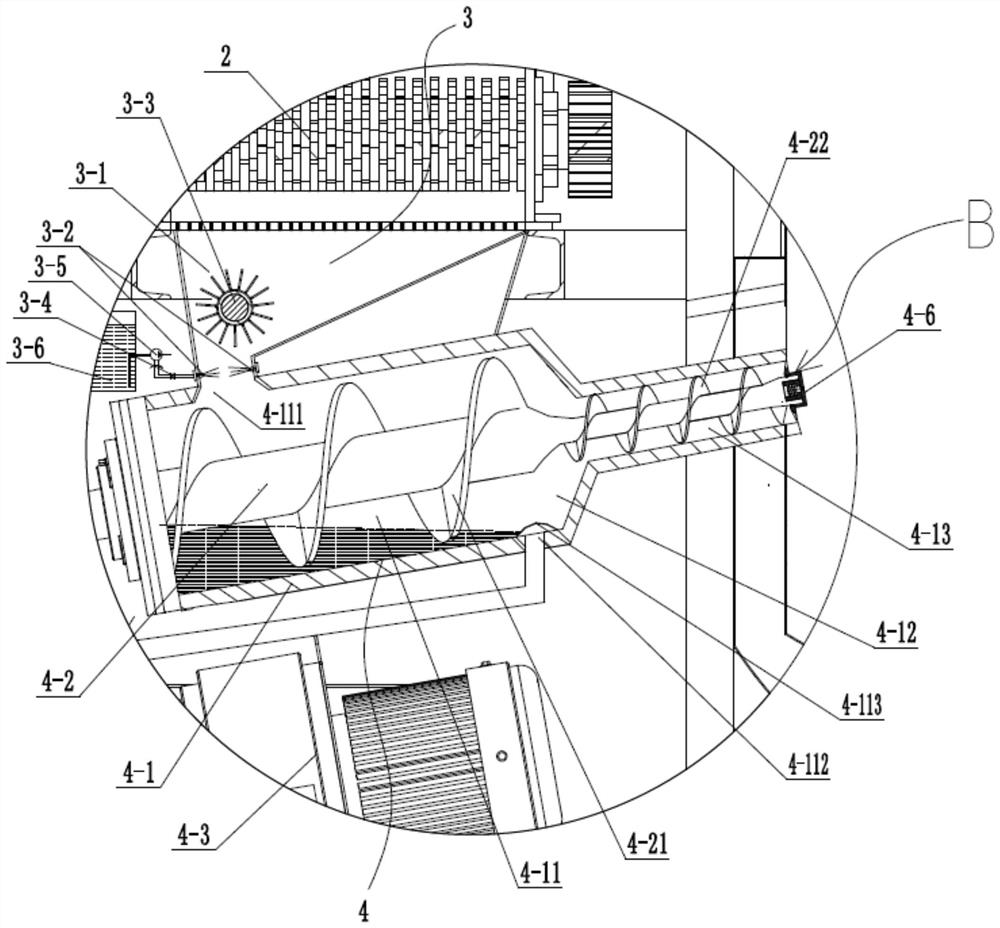 Organic trash microbiological treatment device